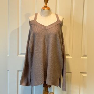 NWT All Saints Dasha Jumper V-Neck Women’s Sweater Quartz Pink Size Large 💕